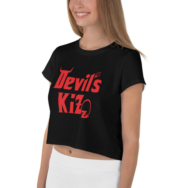 Crop-T-Shirt "Devil´s Kizz"