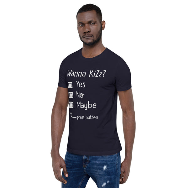 Premium-T-Shirt "Wanna Kizz?"