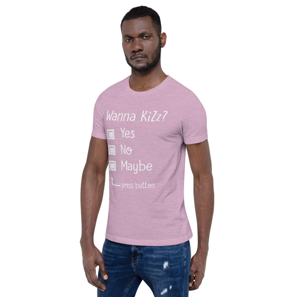 Premium-T-Shirt "Wanna Kizz?"