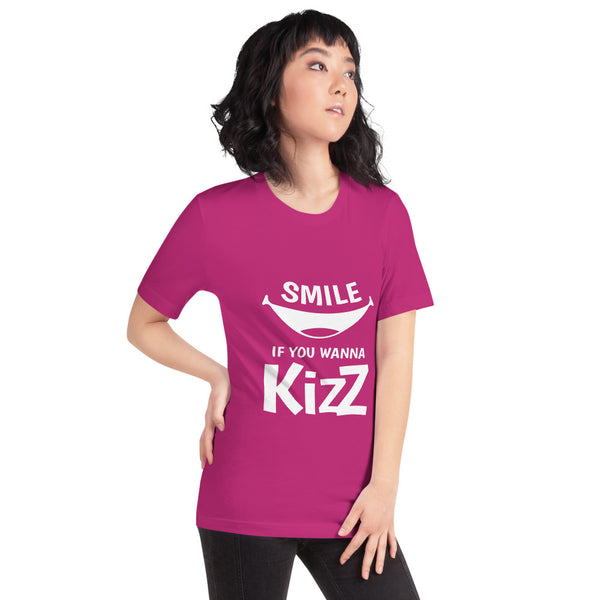 Premium-T-Shirt "Smile, if you wanna Kizz"