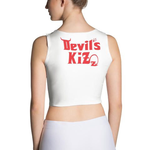 Cut & Sew Crop Top "Devil´s Kizz"