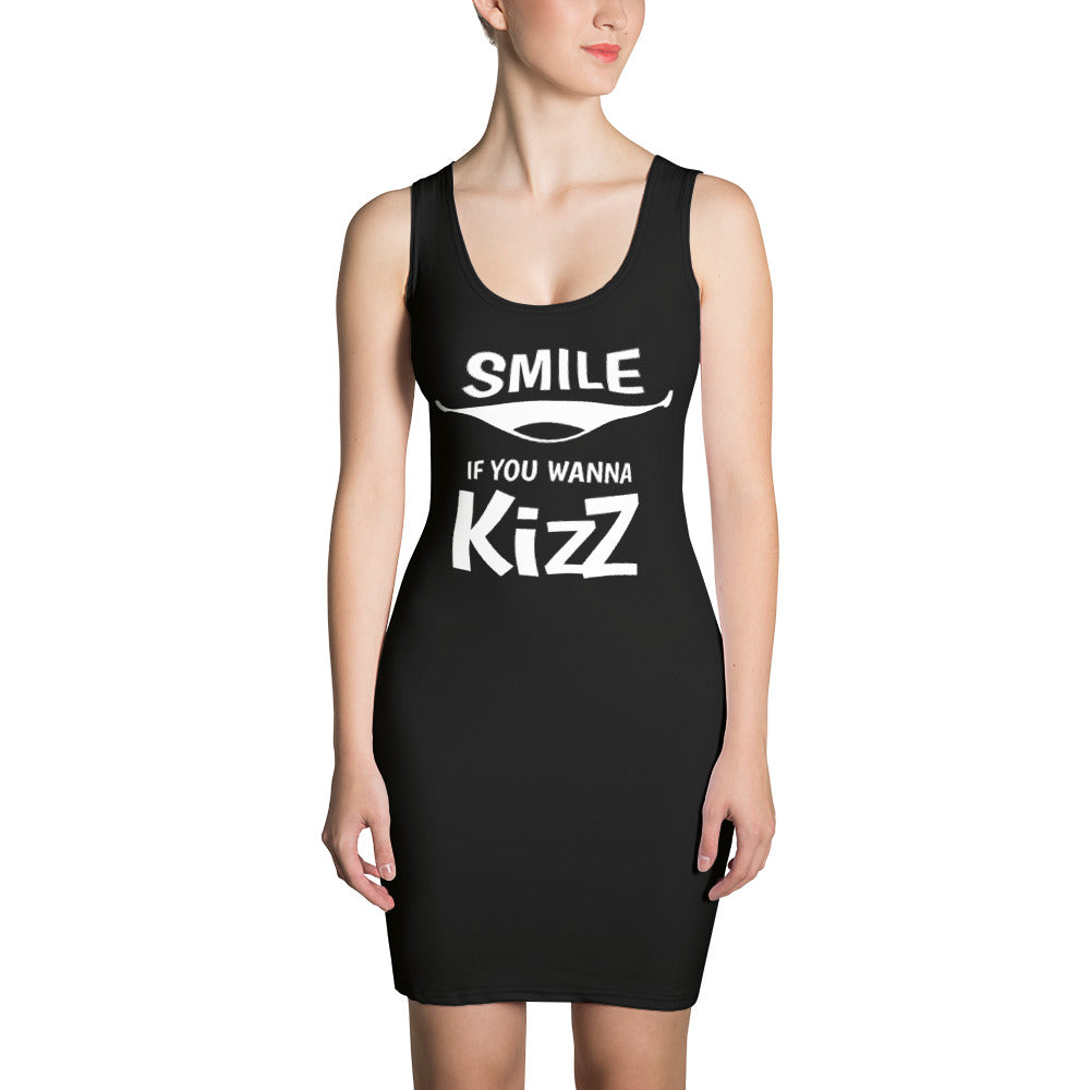 Strech-Kleid "Smile, if you wanna Kizz"