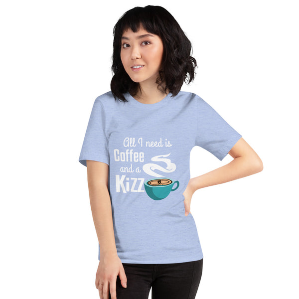 Premium-T-Shirt "All I need is coffee and a Kizz"