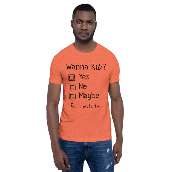 Premium-T-Shirt "Wanna Kizz?"