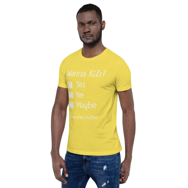 Premium-T-Shirt "Wanna Kizz?"