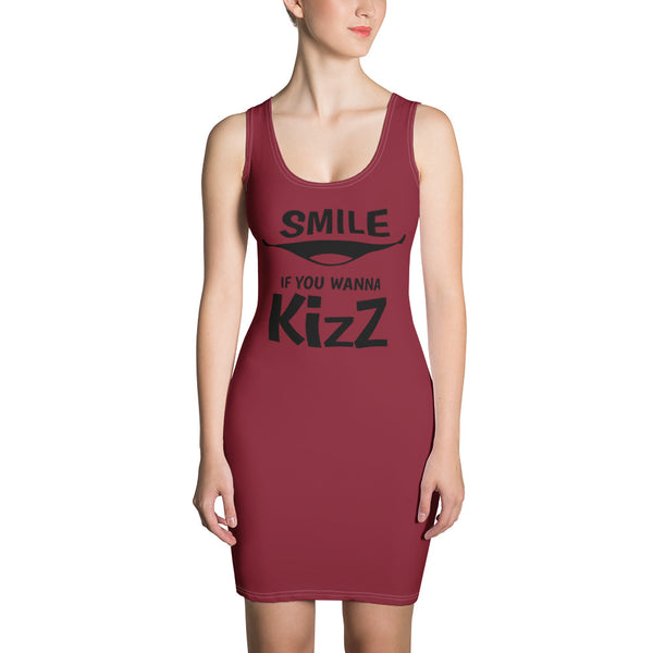 Stretch-Kleid "Smile, if you wanna Kizz"