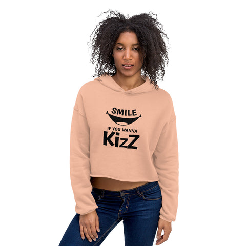 Cropped Hoodie "Smile, if you wanna Kizz"