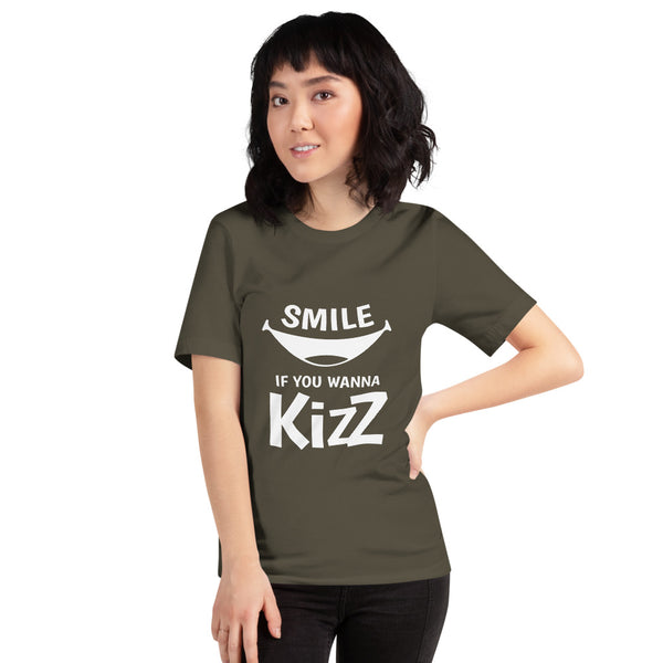 Premium-T-Shirt "Smile, if you wanna Kizz"