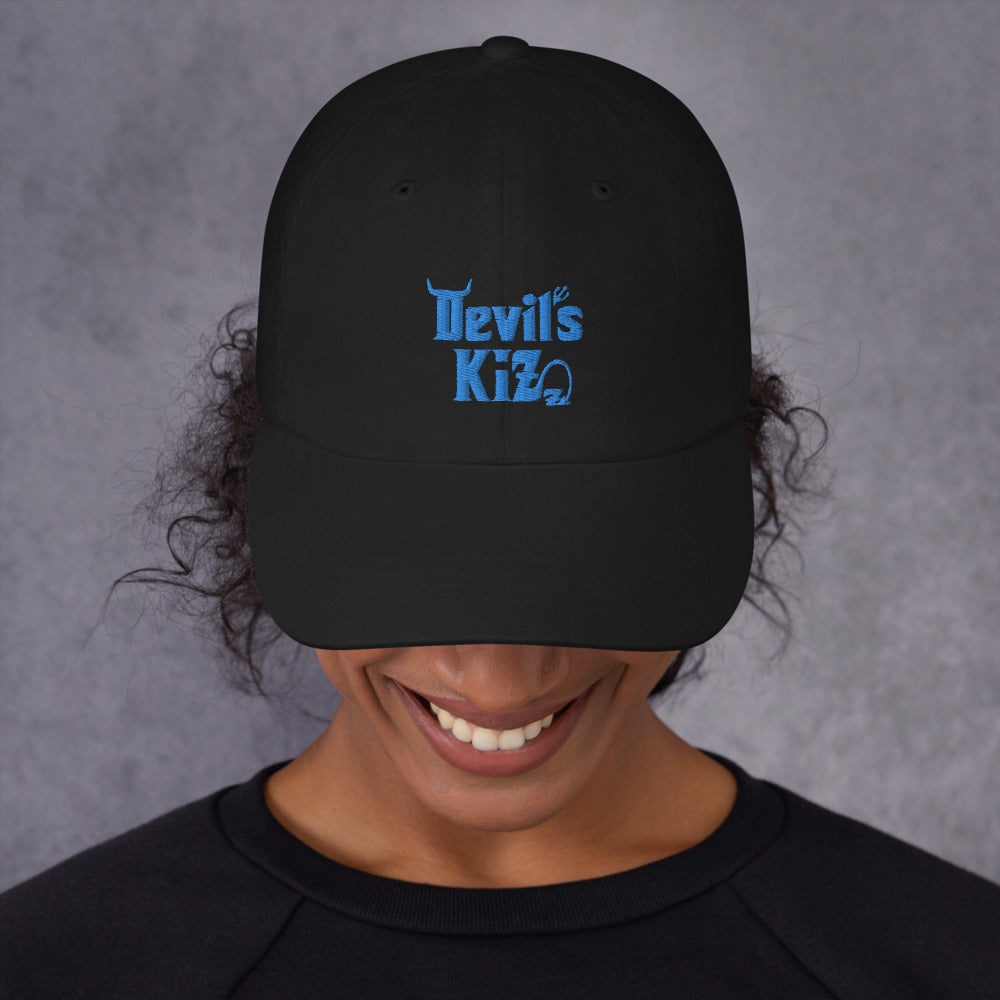 Dad-Hat "Devil´s Kizz" - blau