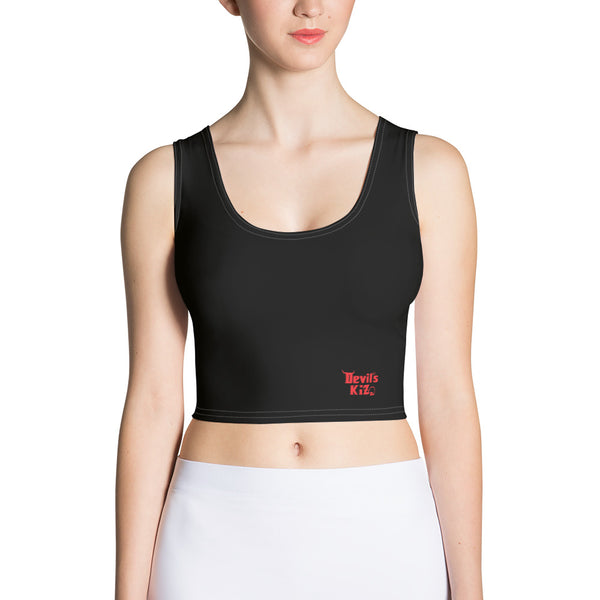 Cut & Sew Crop Top "Devil´s Kizz"