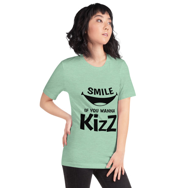 Premium-T-Shirt "Smile, if you wanna Kizz"