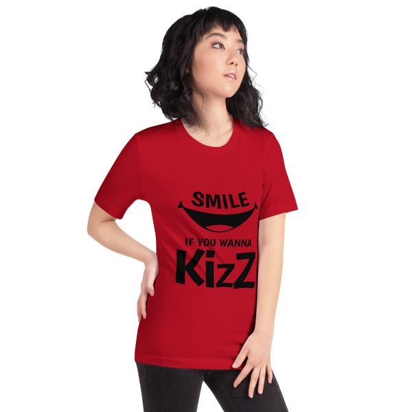 Premium-T-Shirt "Smile, if you wanna Kizz"