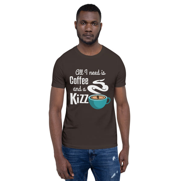 Premium-T-Shirt  "All I need is coffee and a Kizz"