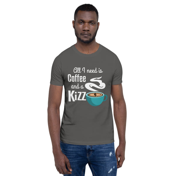 Premium-T-Shirt  "All I need is coffee and a Kizz"