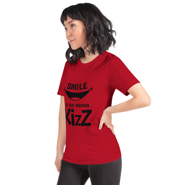 Premium-T-Shirt "Smile, if you wanna Kizz"