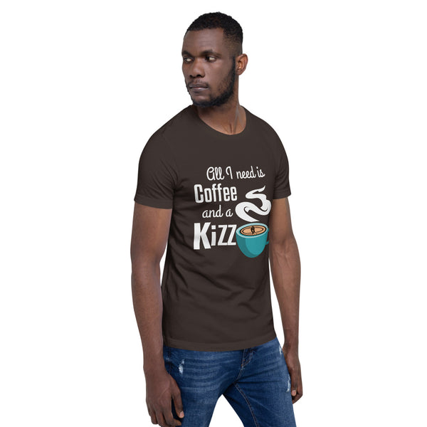 Premium-T-Shirt  "All I need is coffee and a Kizz"