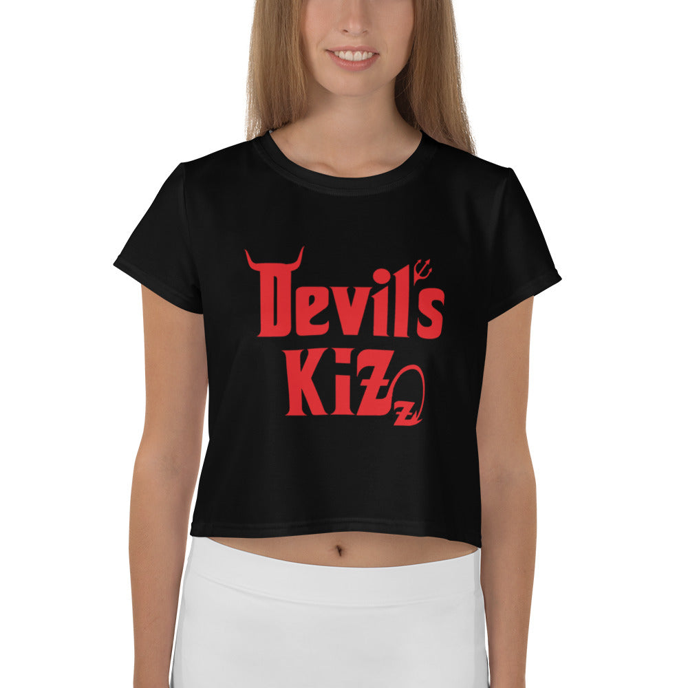 Crop-T-Shirt "Devil´s Kizz"