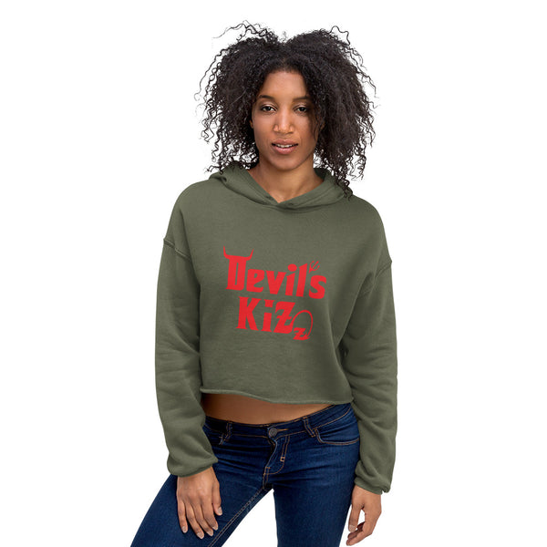 Cropped Hoodie "Devil´s Kizz"