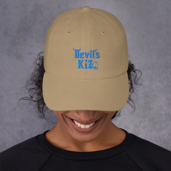 Dad-Hat "Devil´s Kizz" - blau