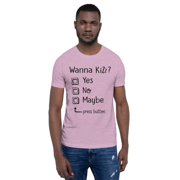 Premium-T-Shirt "Wanna Kizz?"