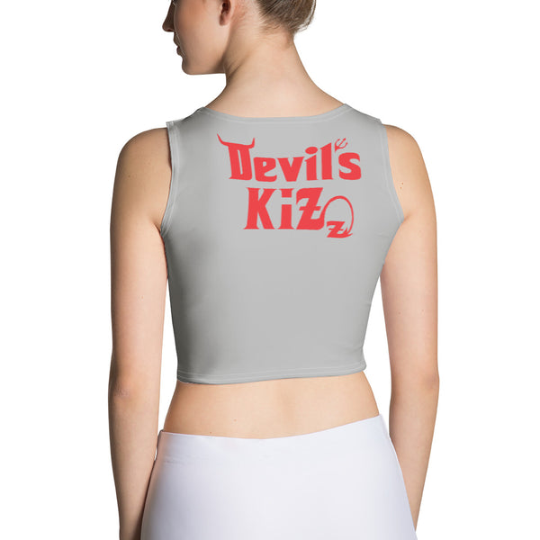 Cut & Sew Crop Top "Devil´s Kizz"