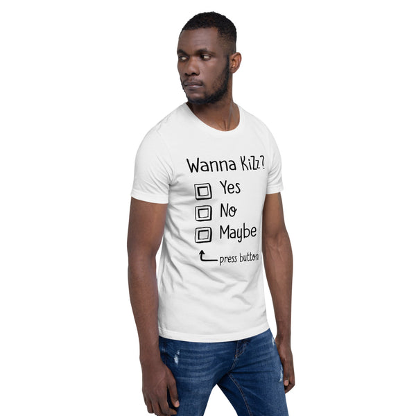 Premium-T-Shirt "Wanna Kizz?"