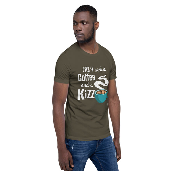 Premium-T-Shirt  "All I need is coffee and a Kizz"