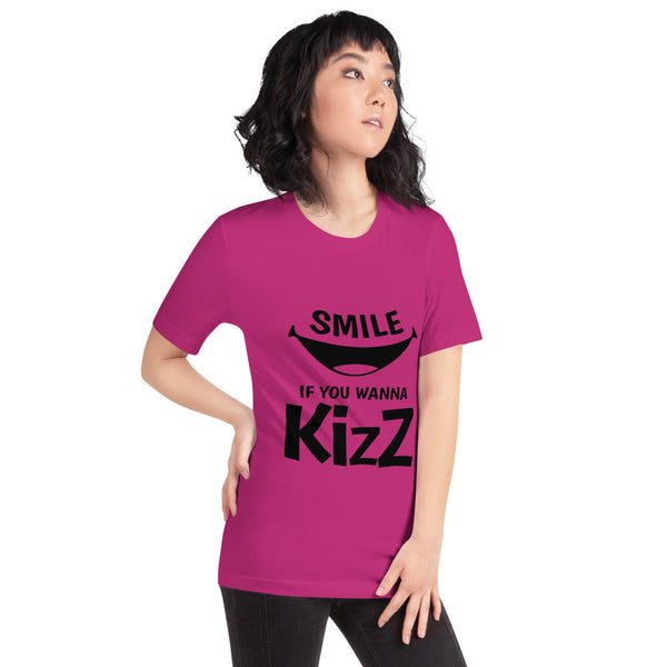 Premium-T-Shirt "Smile, if you wanna Kizz"