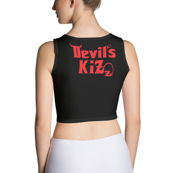 Cut & Sew Crop Top "Devil´s Kizz"