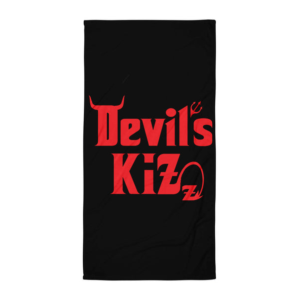 Handtuch Devil´s Kizz schwarz