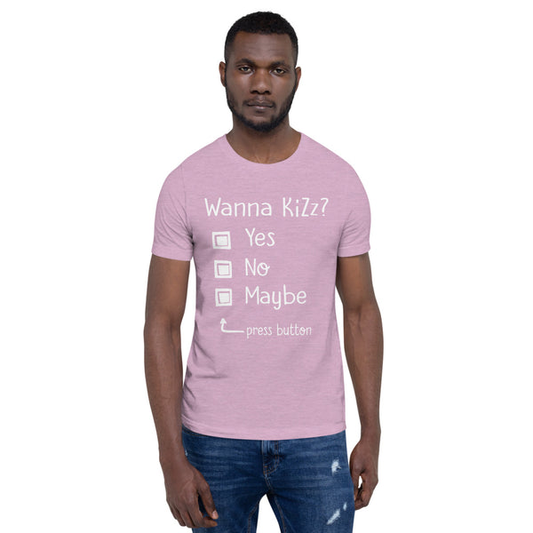 Premium-T-Shirt "Wanna Kizz?"