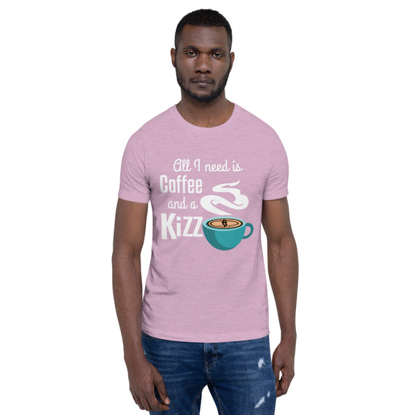 Premium-T-Shirt  "All I need is coffee and a Kizz"