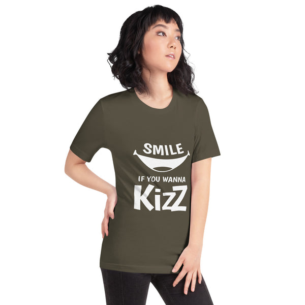 Premium-T-Shirt "Smile, if you wanna Kizz"